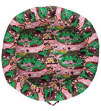 Småfolk Babynest - 75x75 - Pink w. Landscape
