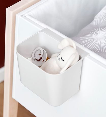 Leander Storage Boxes - 3 pcs./2 Short Rails - Cappuccino