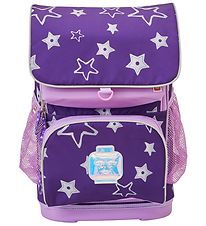 LEGO® School Backpack w. Gymsack - Stars - Purple w. Stars