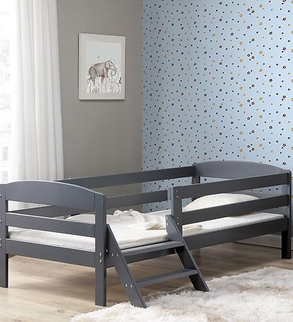 Bino Junior Bed - 70x160 - Grey