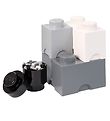 LEGO® Storage Storage boxes - 25x25x18 - 4-Pack - Gray Mix