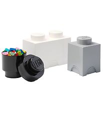 Boîtes de rangement LEGO® Storage - 3 Pack - 18x25x12,5 cm - Bla