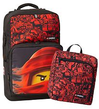 LEGO® Ninjago School Backpack w. Gymsack - Red