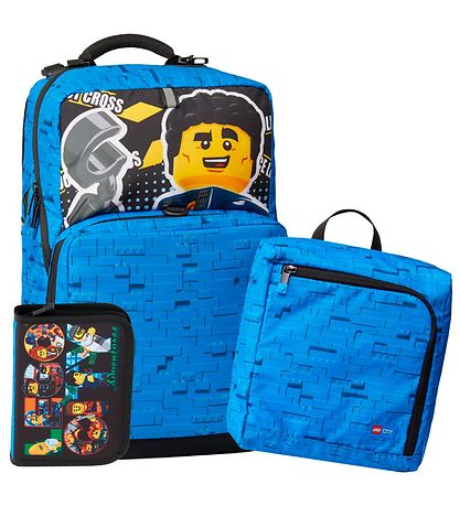 LEGO® 책가방 포함 체육관 가방/필통 - 도시 - 경찰 모험