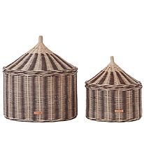 OYOY Storage Baskets basket - 2-Pack - 50/36 cm - Circus - Nutme