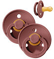 BIBS Colour Pacifiers - Size 2 - 2-Pack - Round - Woodchuck