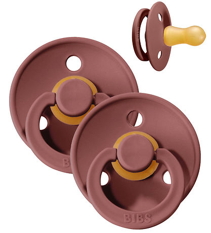 BIBS Colour Schnuller - Gr. 2 - 2er-Pack - Rund - Waldmurmeltier