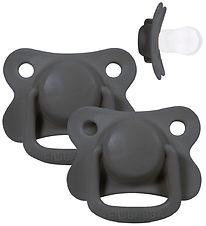 Filibabba Pacifiers - 2-Pack - 6m+ - Stone Grey