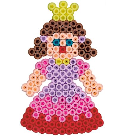 Hama Midi Bead Set - 3000 pcs + 4 Plates - Pastel Multicolour