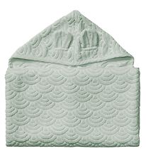 Cam Cam Baby towel - 70x130 cm - Dusty Green w. Ears