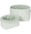Cam Cam Storage Baskets - 2 pcs - Green Leaves