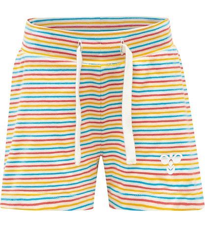 Hummel Shorts - hmlAlex - White w. Stripes