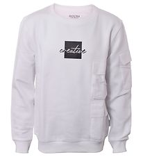 Hound Sweatshirt - Weiß m. Print