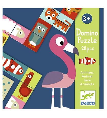 Djeco Game - 28 Parts - Domino Puzzle