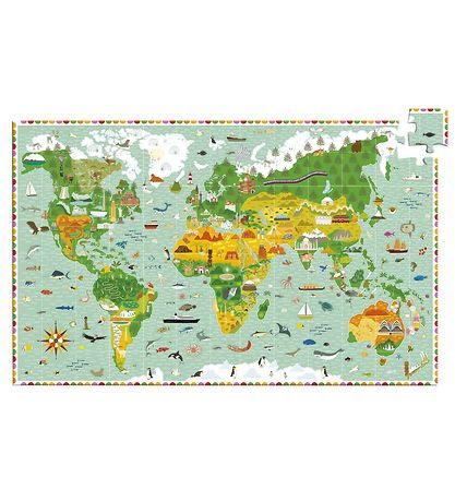 Djeco Puzzle - 200 Pieces - Around The World