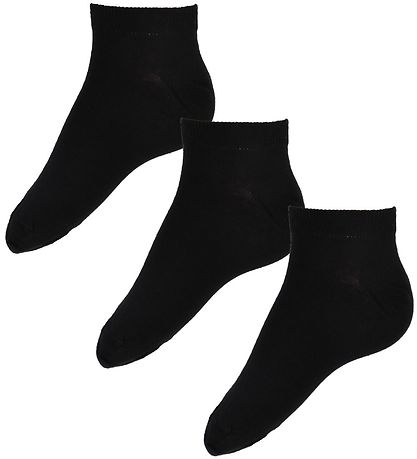 Hound Ankle Socks - 3-pack - Black