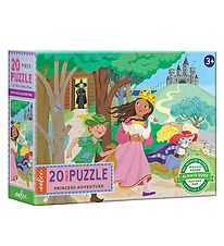 Eeboo Púsluspil - 20 Kubbar - Prinsessa á Ævintýri