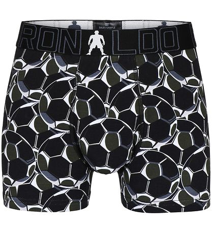 Ronaldo Boxershorts - 2er-Pack - Schwarz/Armygrün