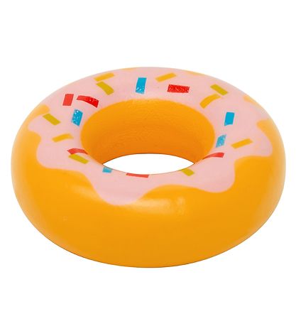 MaMaMeMo Leikfangamatur - Tré - Donut M. Bleikt Gljái