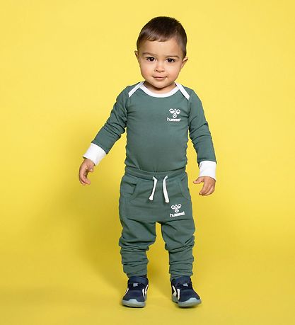 Hummel Sweatpants - hmlFutte - Dusty Green