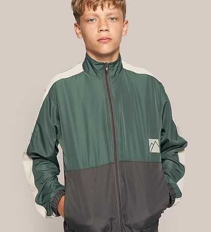 Grunt Jacke - Yas - Dunkelgrau/Dunkelgrün