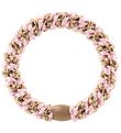Kknekki Haargummi - Rosa/Beige Glitzer