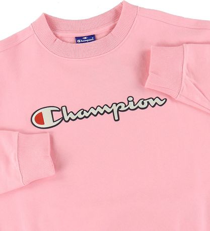 Champion 패션 맨투맨 - 핑크 포함 로고