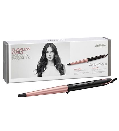 BaByliss Curling Iron - Conical - Rose Quartz