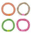 Kknekki Hårsnoddar - 4-pack - Grön/Rosa/Orange