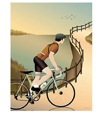 Vissevasse Poster - 50x70 - Cycling In The Hills