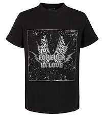 Petit by Sofie Schnoor T-shirt - Spasta - Black w. Print