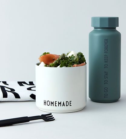 Design Letters Thermo Bottle - To Go - 500ml - Green w. Text