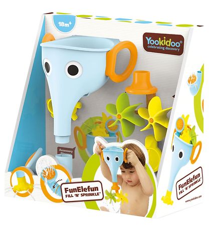 Yookidoo Bath Toy - FunEleFun Fill 'N' Sprinkle - Blue