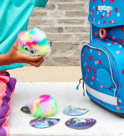 Ergobag Velcro-tags - 5 st. - Ninja en Draak