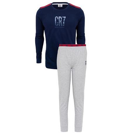 CR7 Pyjama Set - Navy/Grey Melange