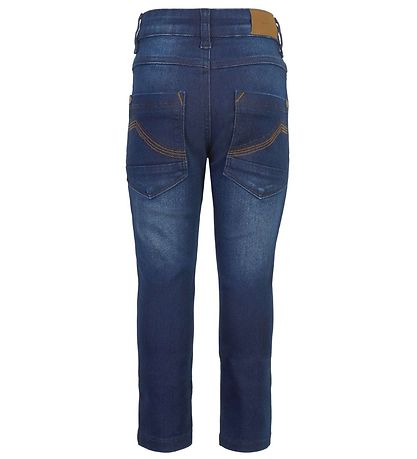 Minymo Broek - Stretch Slim Fit - Donkerblauw Denim