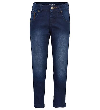 Minymo Broek - Stretch Slim Fit - Donkerblauw Denim
