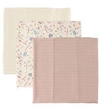 Cam Cam Stofbleer - 3-pak - Mix Pressed Leaves/Dusty Rose/Creme 