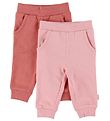 Minymo Sweatpants - 2-Pack - Canyon Rose
