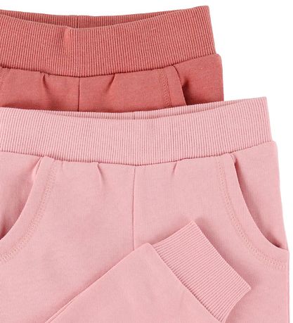 Minymo Joggebukser - 2-pack - Kløft Rose