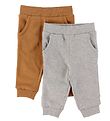 Minymo Sweatpants - 2-Pack - Chipmunk