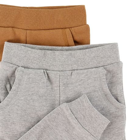 Minymo Sweatpants - 2-Pack - Chipmunk