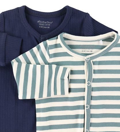 Minymo Jumpsuit - 2-Pack - Goblin Blue