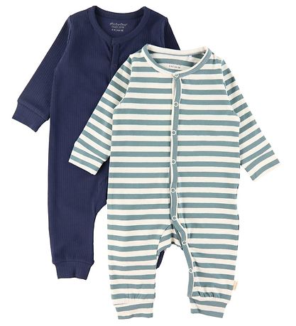 Minymo Jumpsuit - 2-Pack - Goblin Blue