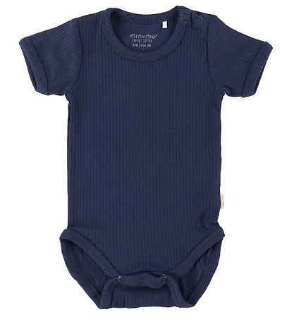 Minymo Bodysuits s/s - 2-Pack - Goblin Blue