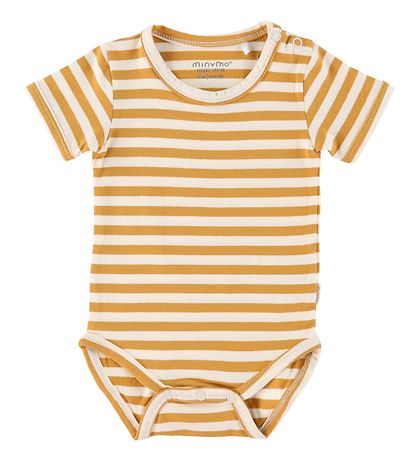 Minymo Bodysuits s/s - 2-Pack - Amber Gold