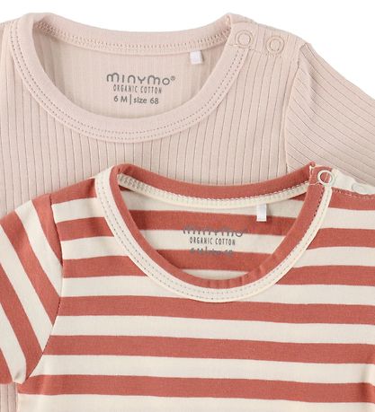 Minymo Bodyer k/e - 2-pack - Kløft Rose