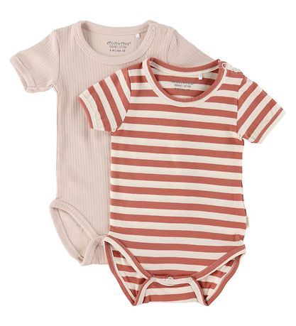 Minymo Bodyer k/e - 2-pack - Kløft Rose