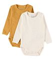 Minymo Bodyer I/e - Rib - 2-pack - Amber Gold