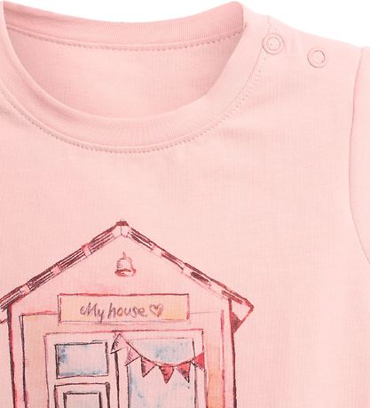 Wheat T-shirt - My House - Powder w. Print
